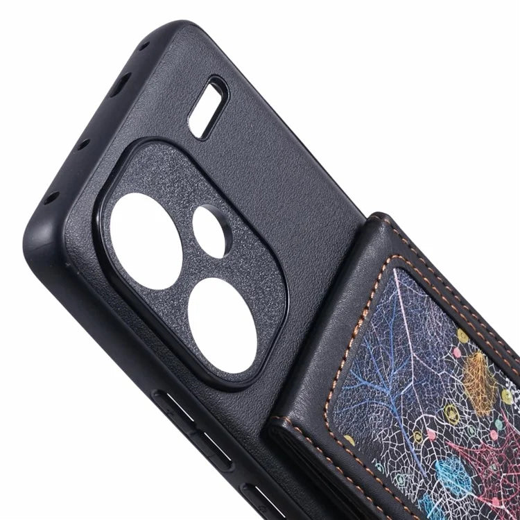 For Xiaomi Redmi Note 13 Pro+ 5G Phone Case with Galaxy Card Bag Kickstand RFID Blocking