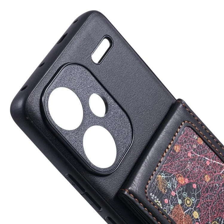 For Xiaomi Redmi Note 13 Pro+ 5G Phone Case with Galaxy Card Bag Kickstand RFID Blocking