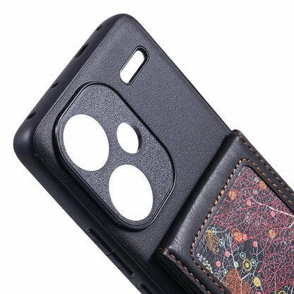 For Xiaomi Redmi Note 13 Pro+ 5G Phone Case with Galaxy Card Bag Kickstand RFID Blocking