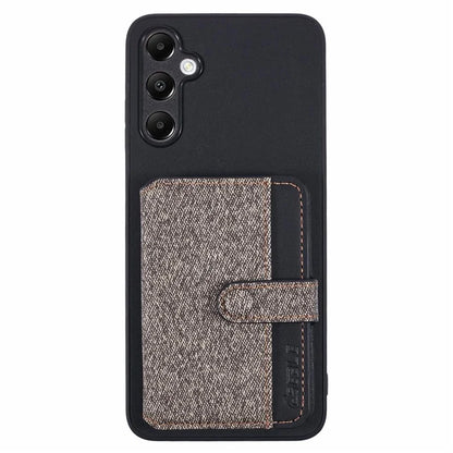 For Samsung Galaxy A05s 4G Phone Case Adhesive Card Bag Color Matching with Kickstand