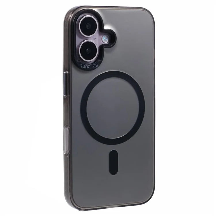 For iPhone 16 Plus Case Compatible with MagSafe Laser Effect TPU+Acrylic Phone Cover