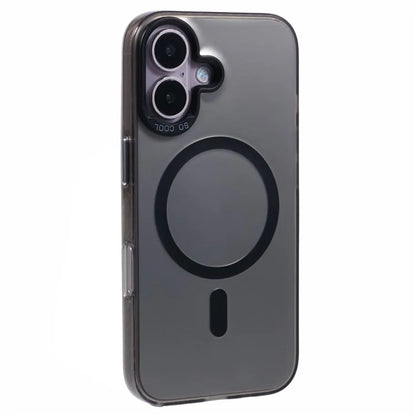 For iPhone 16 Plus Case Compatible with MagSafe Laser Effect TPU+Acrylic Phone Cover