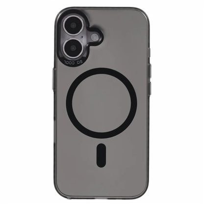 For iPhone 16 Plus Case Compatible with MagSafe Laser Effect TPU+Acrylic Phone Cover