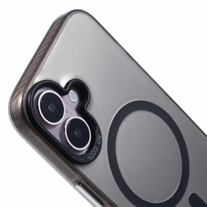 For iPhone 16 Plus Case Compatible with MagSafe Laser Effect TPU+Acrylic Phone Cover