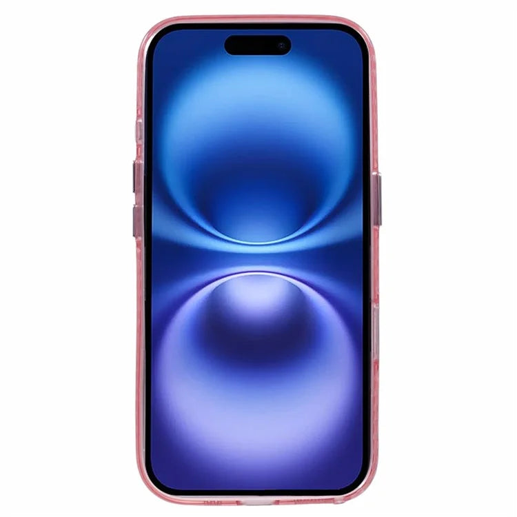 For iPhone 16 Plus Case Compatible with MagSafe Laser Effect TPU+Acrylic Phone Cover