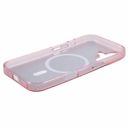 For iPhone 16 Plus Case Compatible with MagSafe Laser Effect TPU+Acrylic Phone Cover