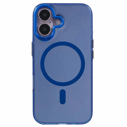 For iPhone 16 Plus Case Compatible with MagSafe Laser Effect TPU+Acrylic Phone Cover
