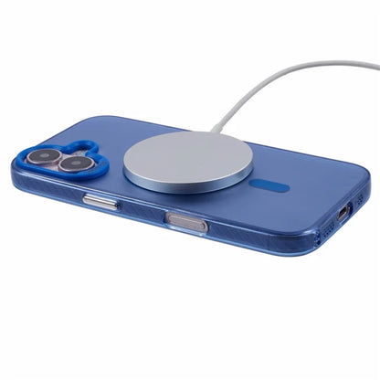 For iPhone 16 Plus Case Compatible with MagSafe Laser Effect TPU+Acrylic Phone Cover
