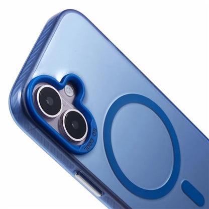 For iPhone 16 Plus Case Compatible with MagSafe Laser Effect TPU+Acrylic Phone Cover