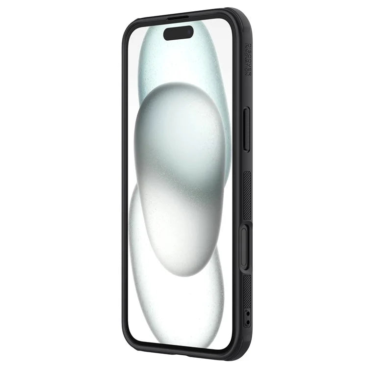 NILLKIN Frosted Shield Pro for iPhone 16 Plus Case Compatible with MagSafe PC+TPU Phone Cover, Black