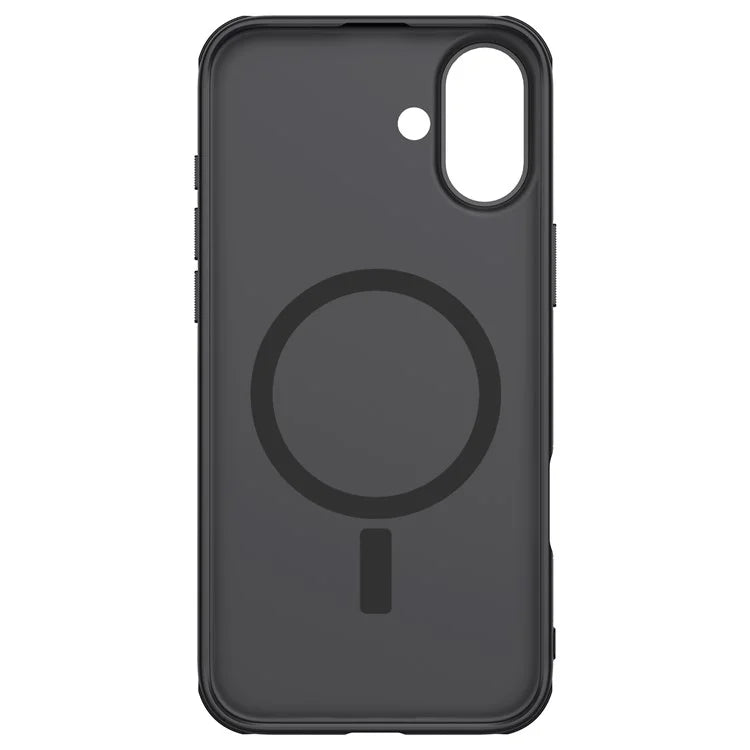 NILLKIN Frosted Shield Pro for iPhone 16 Plus Case Compatible with MagSafe PC+TPU Phone Cover, Black