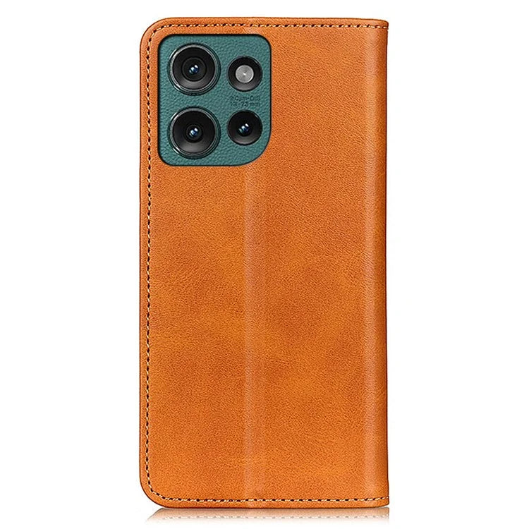 For Motorola Edge 50 5G Case Split Leather Flip Wallet Phone Cover