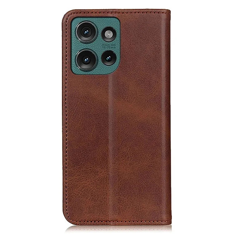 For Motorola Edge 50 5G Case Split Leather Flip Wallet Phone Cover