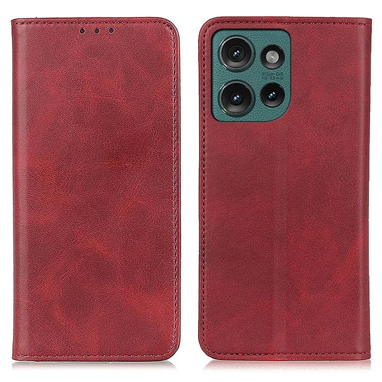 For Motorola Edge 50 5G Case Split Leather Flip Wallet Phone Cover