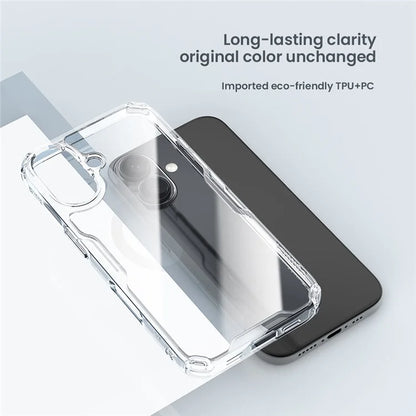 NILLKIN Pro Series for iPhone 16 Plus Case TPU+PC Ultra Clear Phone Case