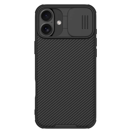 NILLKIN Camshield Pro for iPhone 16 Pro Case Compatible with MagSafe TPU+PC Phone Cover with Slider Camera - Black