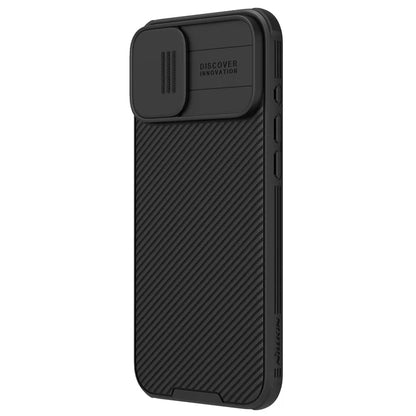 NILLKIN Camshield Pro for iPhone 16 Pro Case Compatible with MagSafe TPU+PC Phone Cover with Slider Camera - Black