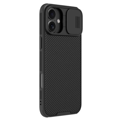 NILLKIN Camshield Pro for iPhone 16 Pro Case Compatible with MagSafe TPU+PC Phone Cover with Slider Camera - Black