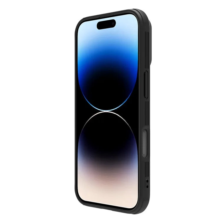 NILLKIN Camshield Pro for iPhone 16 Pro Case Compatible with MagSafe TPU+PC Phone Cover with Slider Camera - Black