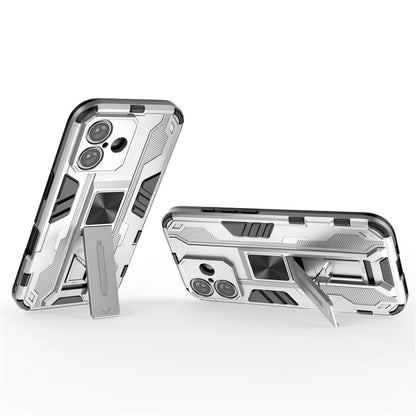 For iPhone 16 Case PC + TPU Shockproof Phone Cover with Kickstand