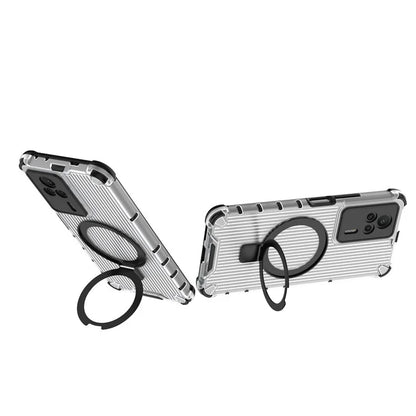 For Xiaomi Redmi K60E 5G Case with Kickstand PC+TPU Phone Cover Compatible with MagSafe