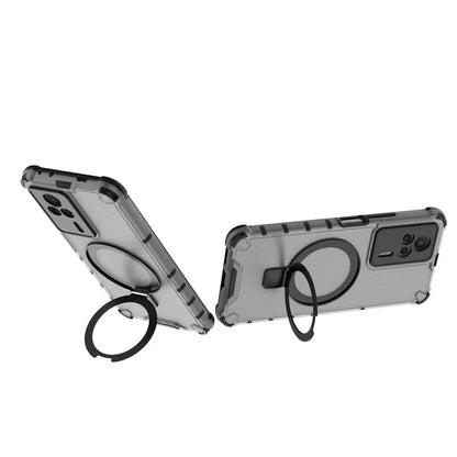 For Xiaomi Redmi K60E 5G Case with Kickstand PC+TPU Phone Cover Compatible with MagSafe
