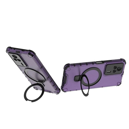 For Xiaomi Redmi K60E 5G Case with Kickstand PC+TPU Phone Cover Compatible with MagSafe