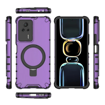 For Xiaomi Redmi K60E 5G Case with Kickstand PC+TPU Phone Cover Compatible with MagSafe