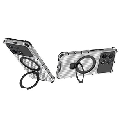 Phone Case For Xiaomi Poco F6 Pro 5G  /  Redmi K70 5G  /  Redmi K70 Pro 5G with Kickstand PC+TPU Phone Cover Compatible with MagSafe