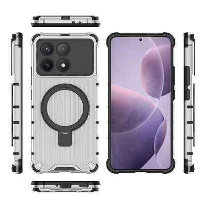 Phone Case For Xiaomi Poco F6 Pro 5G  /  Redmi K70 5G  /  Redmi K70 Pro 5G with Kickstand PC+TPU Phone Cover Compatible with MagSafe