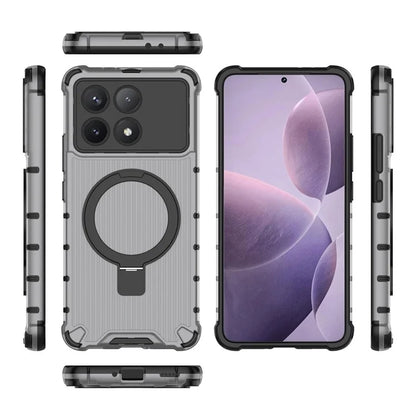 Phone Case For Xiaomi Poco F6 Pro 5G  /  Redmi K70 5G  /  Redmi K70 Pro 5G with Kickstand PC+TPU Phone Cover Compatible with MagSafe