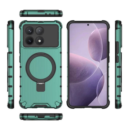 Phone Case For Xiaomi Poco F6 Pro 5G  /  Redmi K70 5G  /  Redmi K70 Pro 5G with Kickstand PC+TPU Phone Cover Compatible with MagSafe