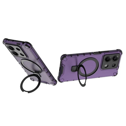 For Xiaomi Redmi Note 13 5G Case with Kickstand PC+TPU Phone Cover Compatible with MagSafe