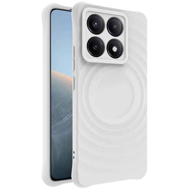 IMAK UC-6 Series for Xiaomi 14T Case Water Drop Texture Anti-Skid Matte TPU Cover