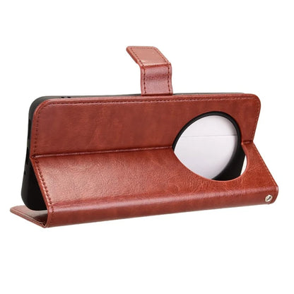 For Xiaomi Redmi 14C 4G Case Crazy Horse Texture PU Leather Phone Wallet Cover