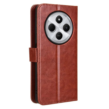 For Xiaomi Redmi 14C 4G Case Crazy Horse Texture PU Leather Phone Wallet Cover