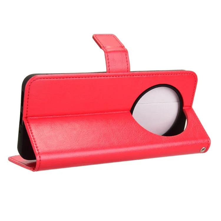 For Xiaomi Redmi 14C 4G Case Crazy Horse Texture PU Leather Phone Wallet Cover