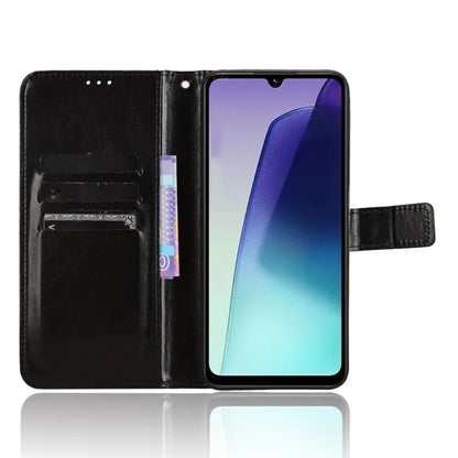 For Xiaomi Redmi 14C 4G Case Crazy Horse Texture PU Leather Phone Wallet Cover