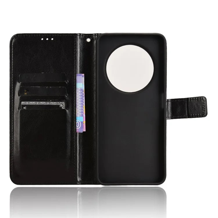 For Xiaomi Redmi 14C 4G Case Crazy Horse Texture PU Leather Phone Wallet Cover