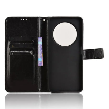 For Xiaomi Redmi 14C 4G Case Crazy Horse Texture PU Leather Phone Wallet Cover