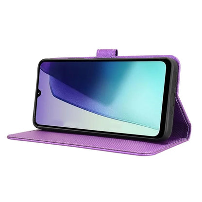 For Xiaomi Redmi 14C 4G Case PU Leather Diamond Texture Wallet Phone Cover