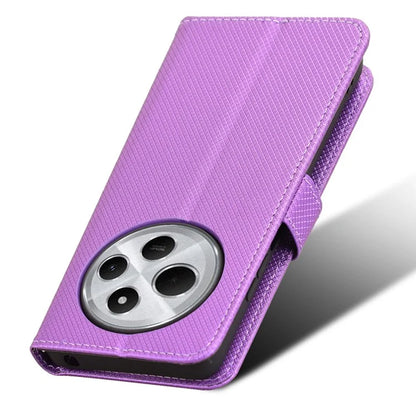For Xiaomi Redmi 14C 4G Case PU Leather Diamond Texture Wallet Phone Cover
