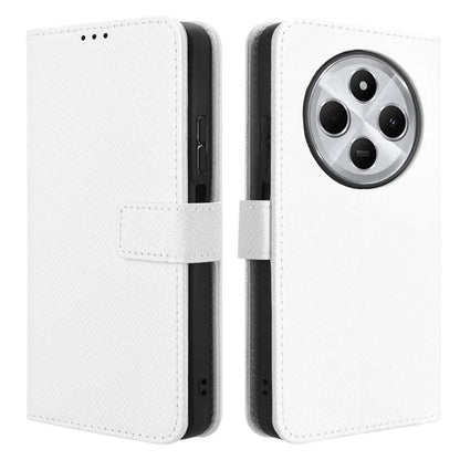 For Xiaomi Redmi 14C 4G Case PU Leather Diamond Texture Wallet Phone Cover