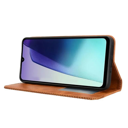 For Xiaomi Redmi 14C 4G Leather Case Wallet Stand Retro Texture Phone Cover