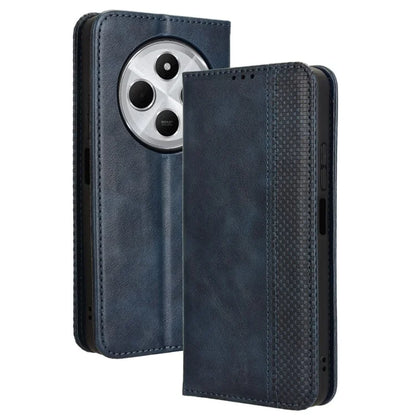 For Xiaomi Redmi 14C 4G Leather Case Wallet Stand Retro Texture Phone Cover