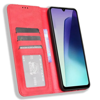 For Xiaomi Redmi 14C 4G Leather Case Wallet Stand Retro Texture Phone Cover
