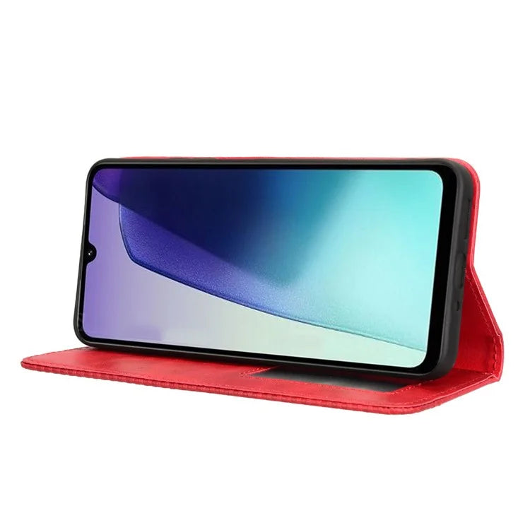 For Xiaomi Redmi 14C 4G Leather Case Wallet Stand Retro Texture Phone Cover