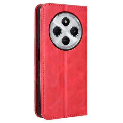 For Xiaomi Redmi 14C 4G Leather Case Wallet Stand Retro Texture Phone Cover