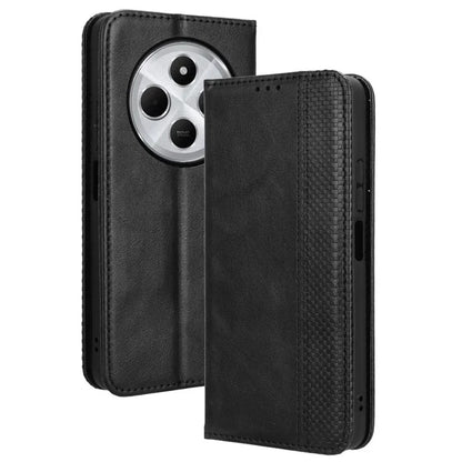For Xiaomi Redmi 14C 4G Leather Case Wallet Stand Retro Texture Phone Cover