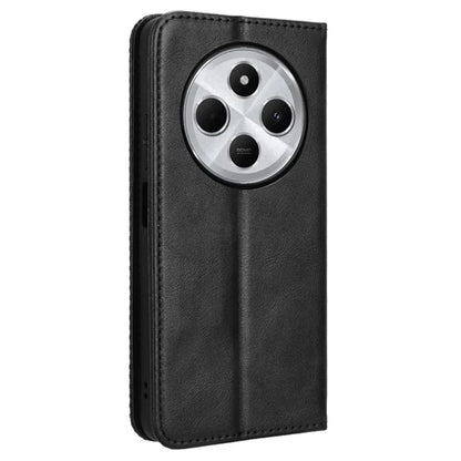 For Xiaomi Redmi 14C 4G Leather Case Wallet Stand Retro Texture Phone Cover